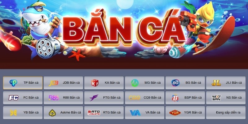 Danh sách sảnh săn cá ấn tượng của nhà cái ABC8