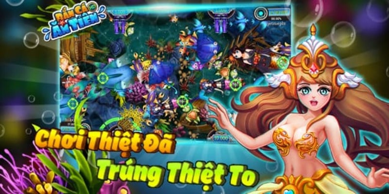 Tính năng trong tựa game tiên nữ bắn cá vô cùng hữu ích